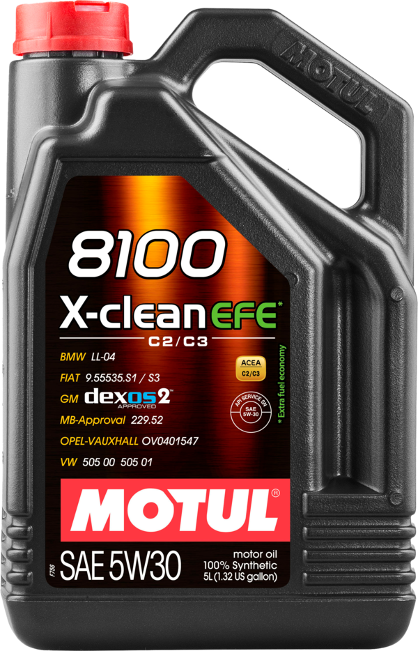 MOTUL 8100 X-clean EFE 5W30 1L 未開封6本　送料込 5L_ 8100 X-CLEAN EFE 5W30_png.png